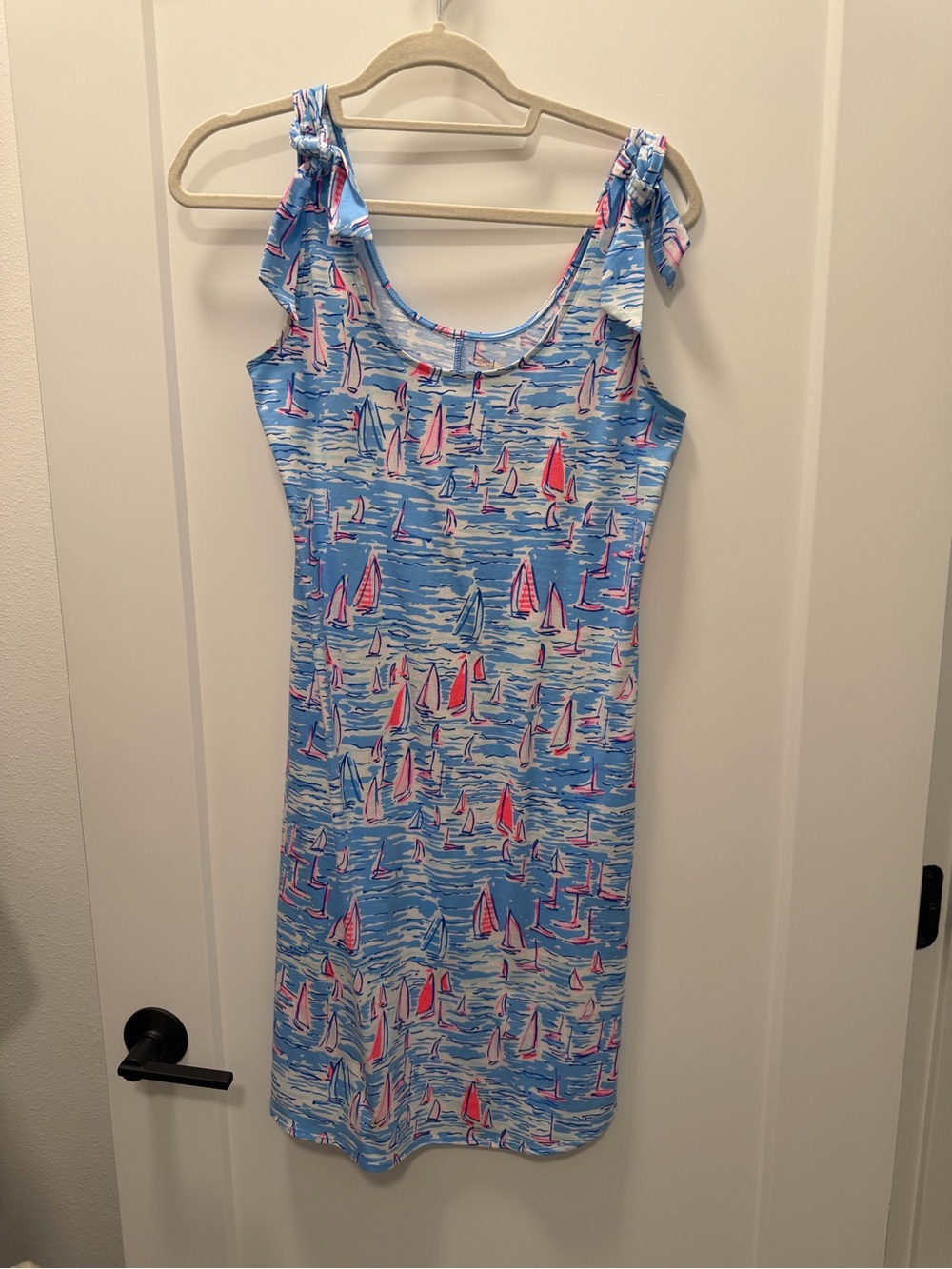 Lilly Pulitzer Rivers Dress Sailboat Print Boatylicious XS
